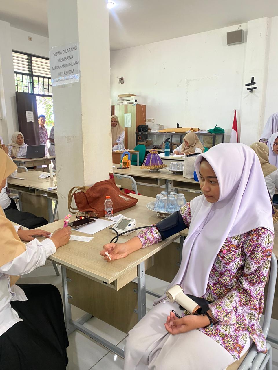 Hari Ketiga Cek Kesehatan Gratis (CKG) di SMA Negeri 2 Enrekang