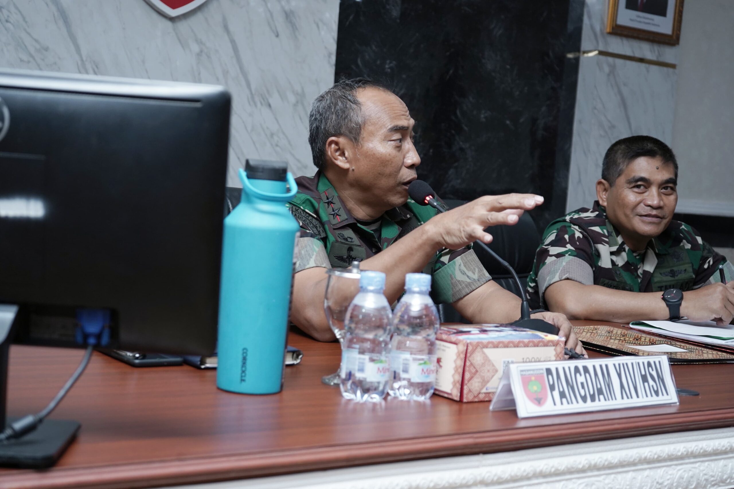 Pastikan Kesiapan Matang, Pangdam XIV/Hasanuddin Terima Paparan RGB Kegiatan Korps Kadet Republik Indonesia