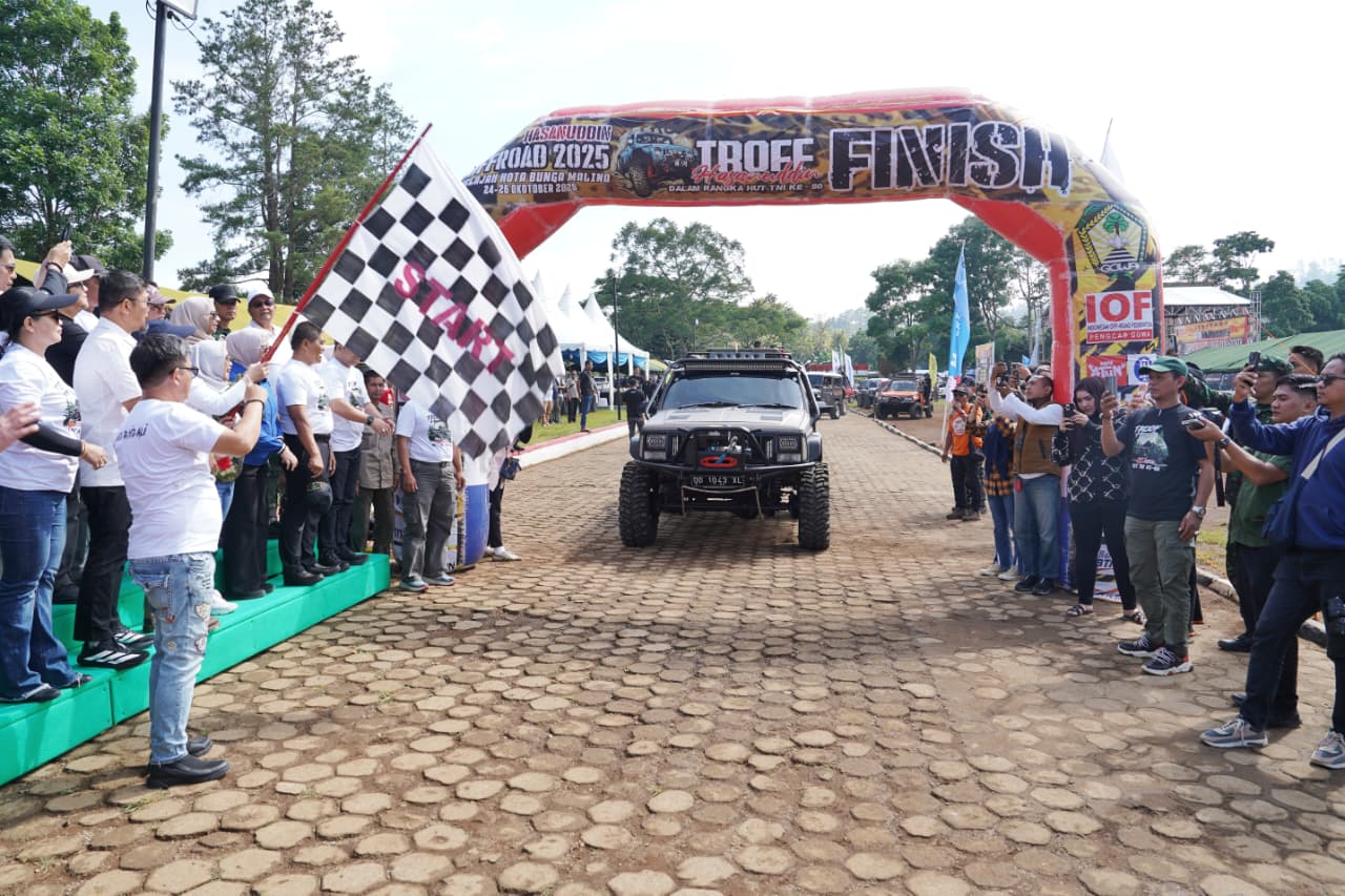 Pangdam XIV/Hasanuddin Buka Event Three Days Off Road Adventure Hasanuddin 2025 di Malino