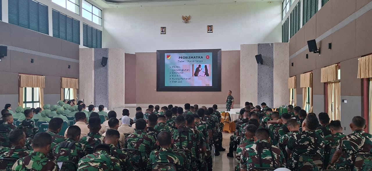 Bintaljarahdam XIII/Merdeka Gelar Pembinaan Mental, Ideologi, dan Kejuangan: Wujudkan Prajurit Tangguh dan Keluarga Bahagia
