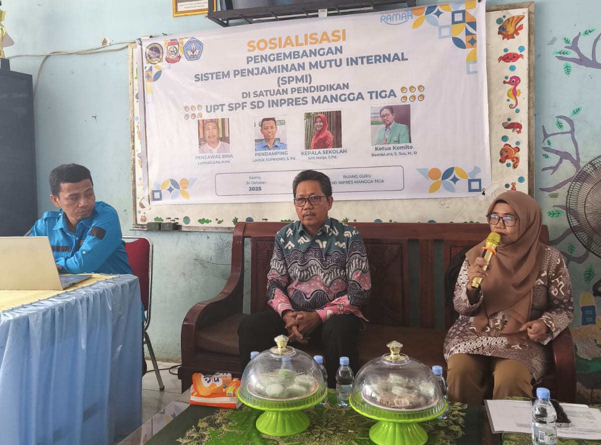 UPT SPF SD Inpres Mangga Tiga Gelar Sosialisasi SPMI
