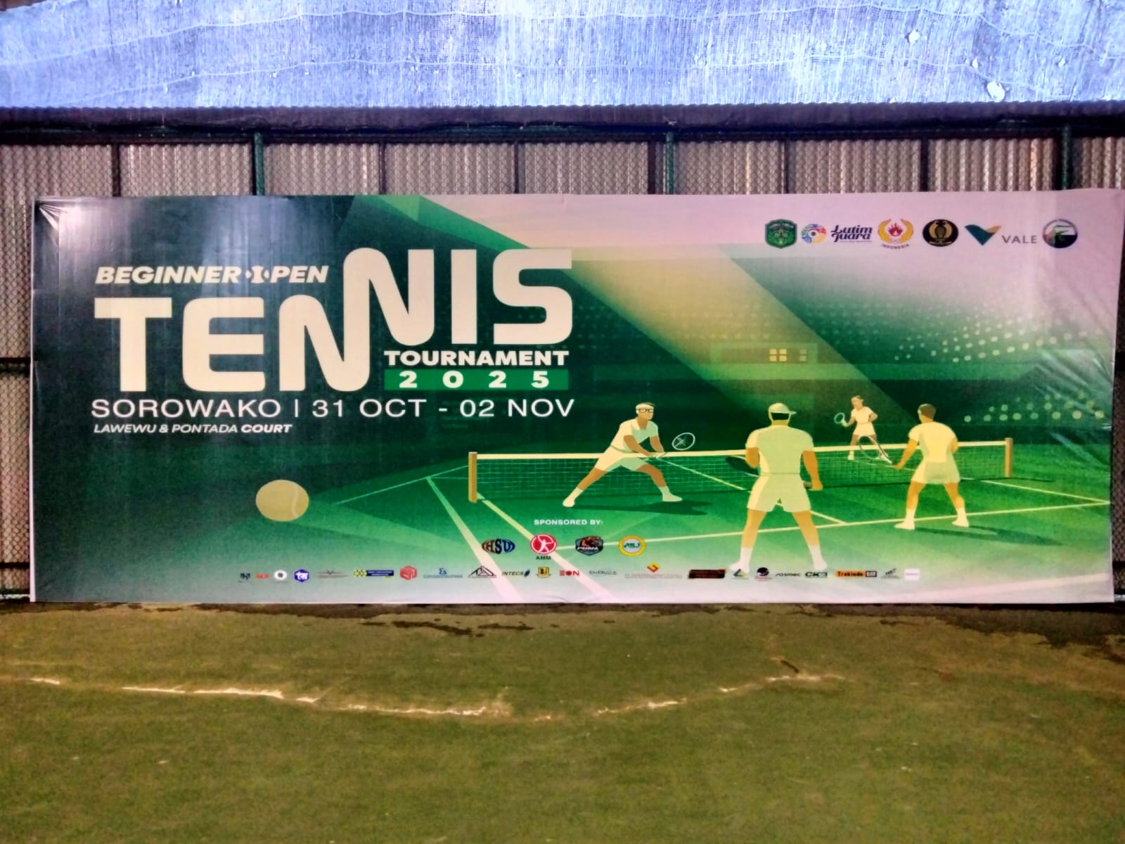 Beginner Open Turnamen Tenis Sorowako 2025 Resmi Dibuka, Diharapkan Lahirkan Atlet Berprestasi dari Bumi Danau Matano