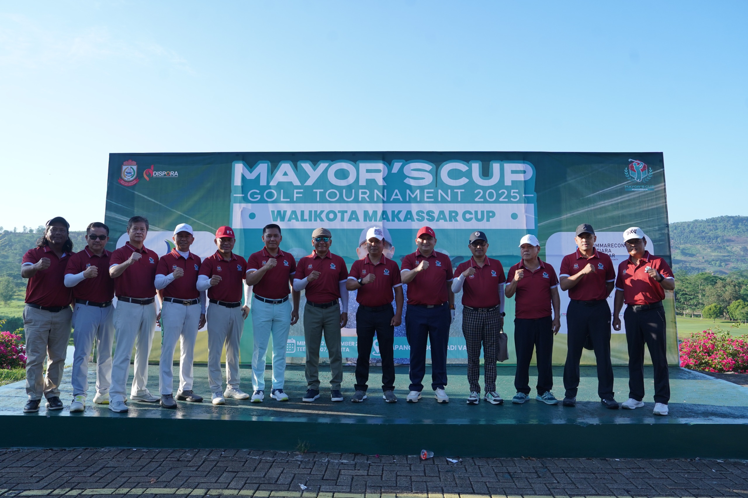 Kegiatan Teritorial Perdana, Pangdam XIV/Hsn Tunjukkan Semangat Kebersamaan di Mayor’s Cup Golf Tournament 2025