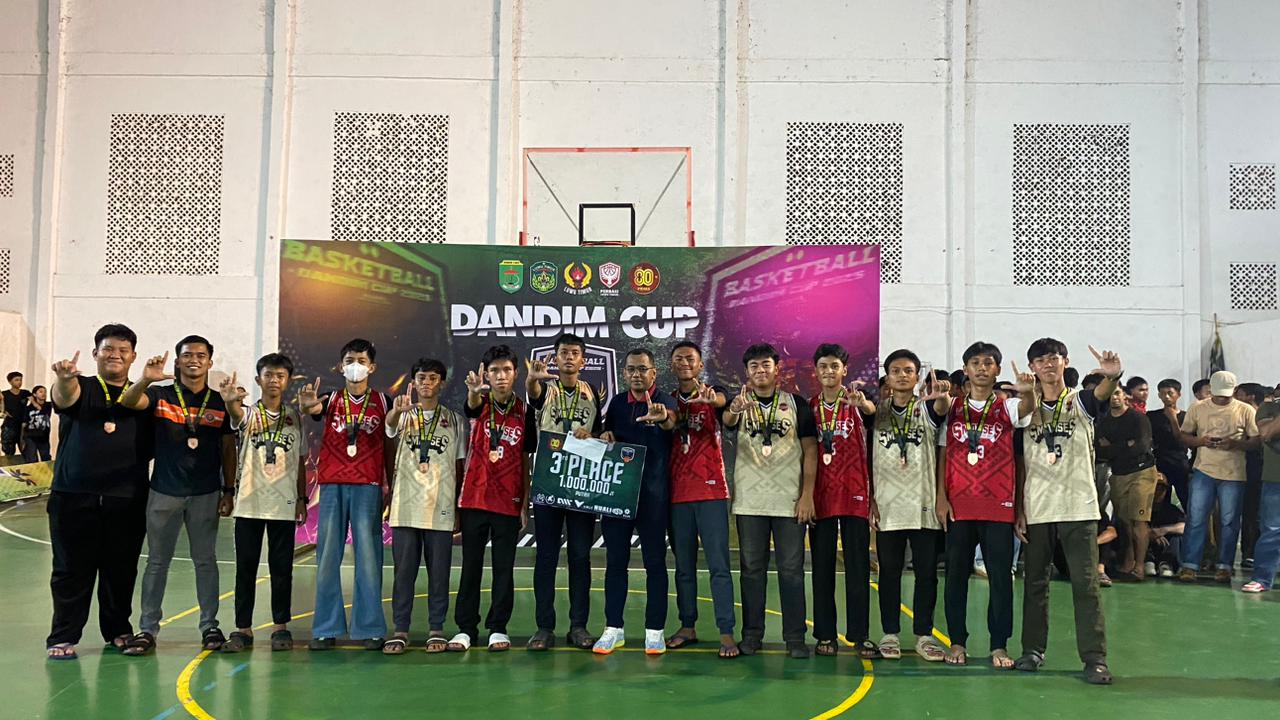 SMAN 11 Lutim Sabet Juara 3 Turnamen Basket Putra Antar SMA/SMK se-Luwu Timur