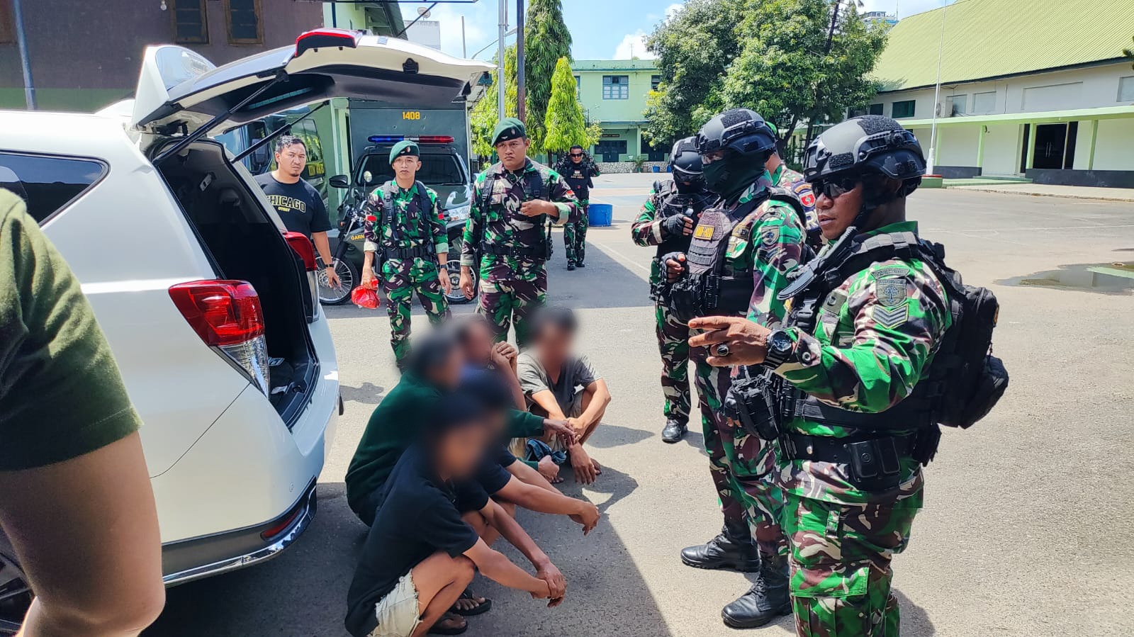 Aksi Sigap TNI, Tangkap Lima Pelaku Transaksi Narkoba di Tallo