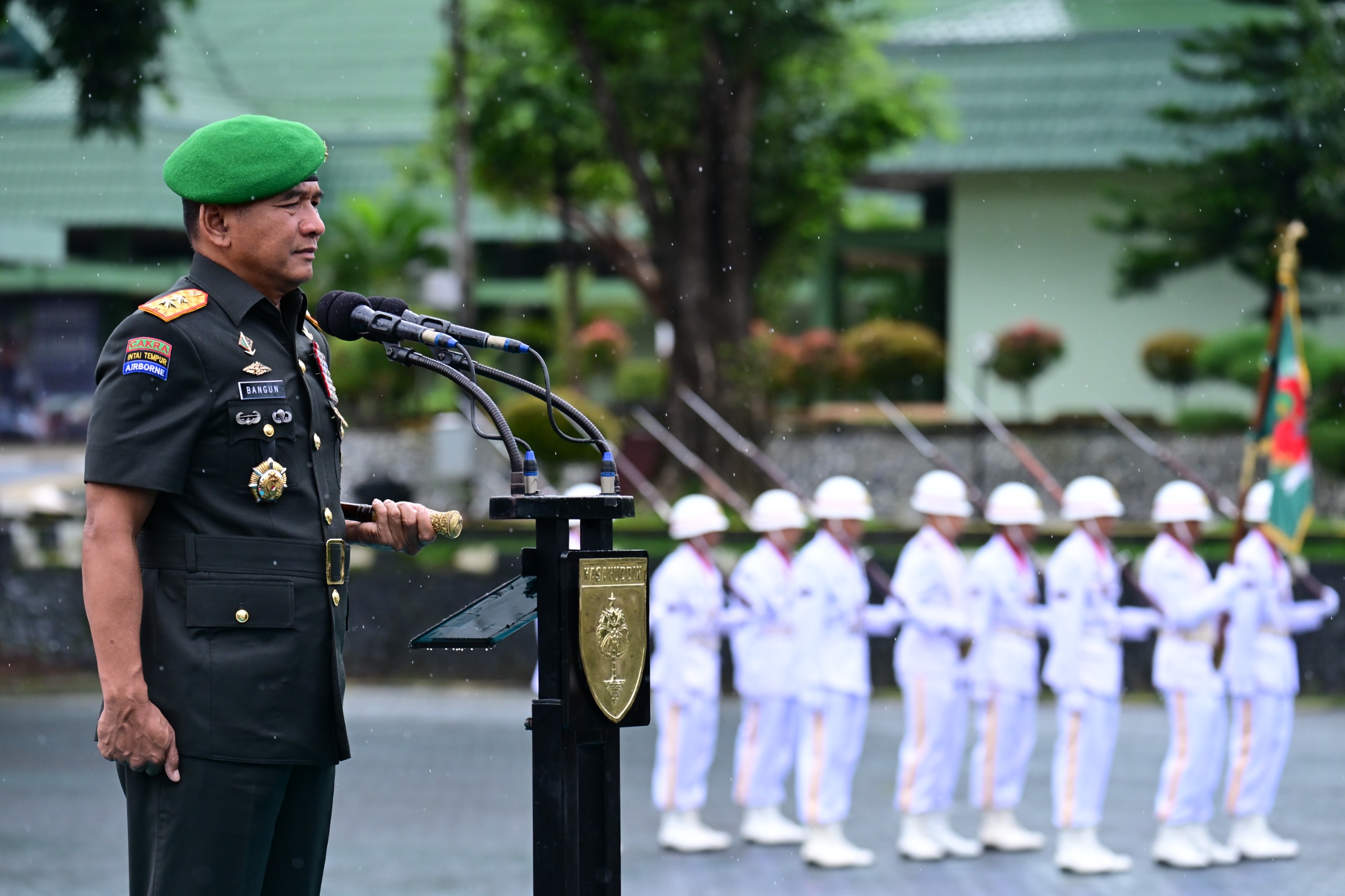 Pangdam XIV/Hasanuddin Pimpin Upacara Hari Juang TNI AD 2025, Tegaskan Loyalitas dan Semangat Juang Prajurit