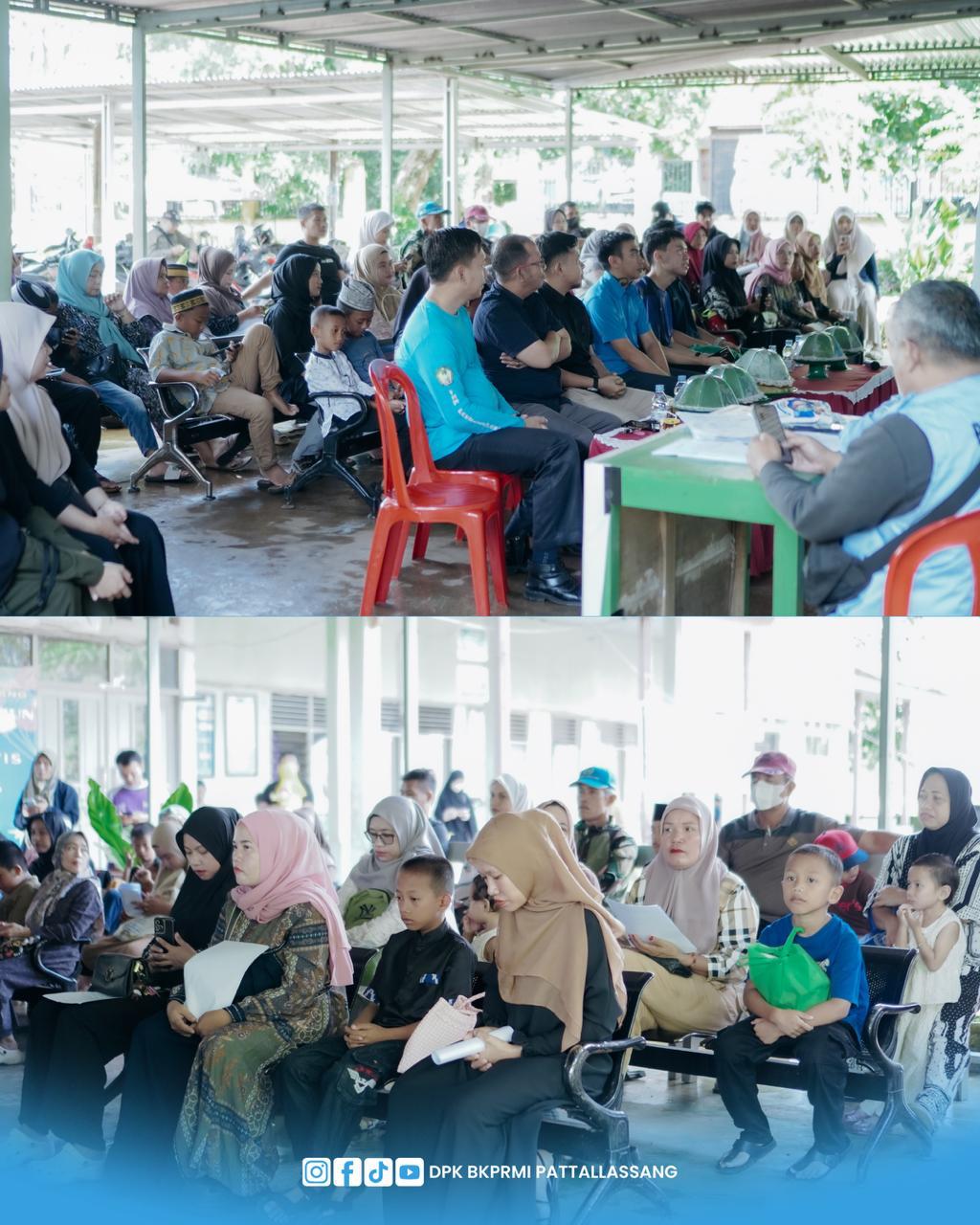 Aksi Nyata Sambut Pelantikan, DPK BKPRMI Pattallassang Sunat 30 Anak