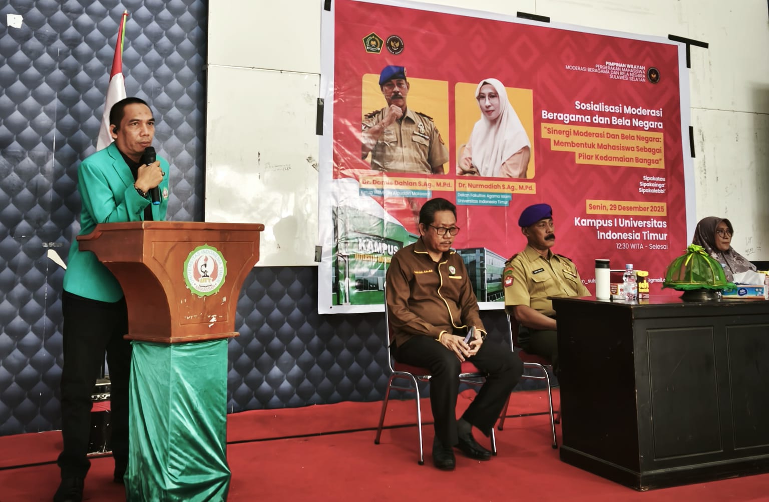 PMMBN Sulsel Adakan Sosialisasi Moderasi Beragama dan Bela Negara di UIT