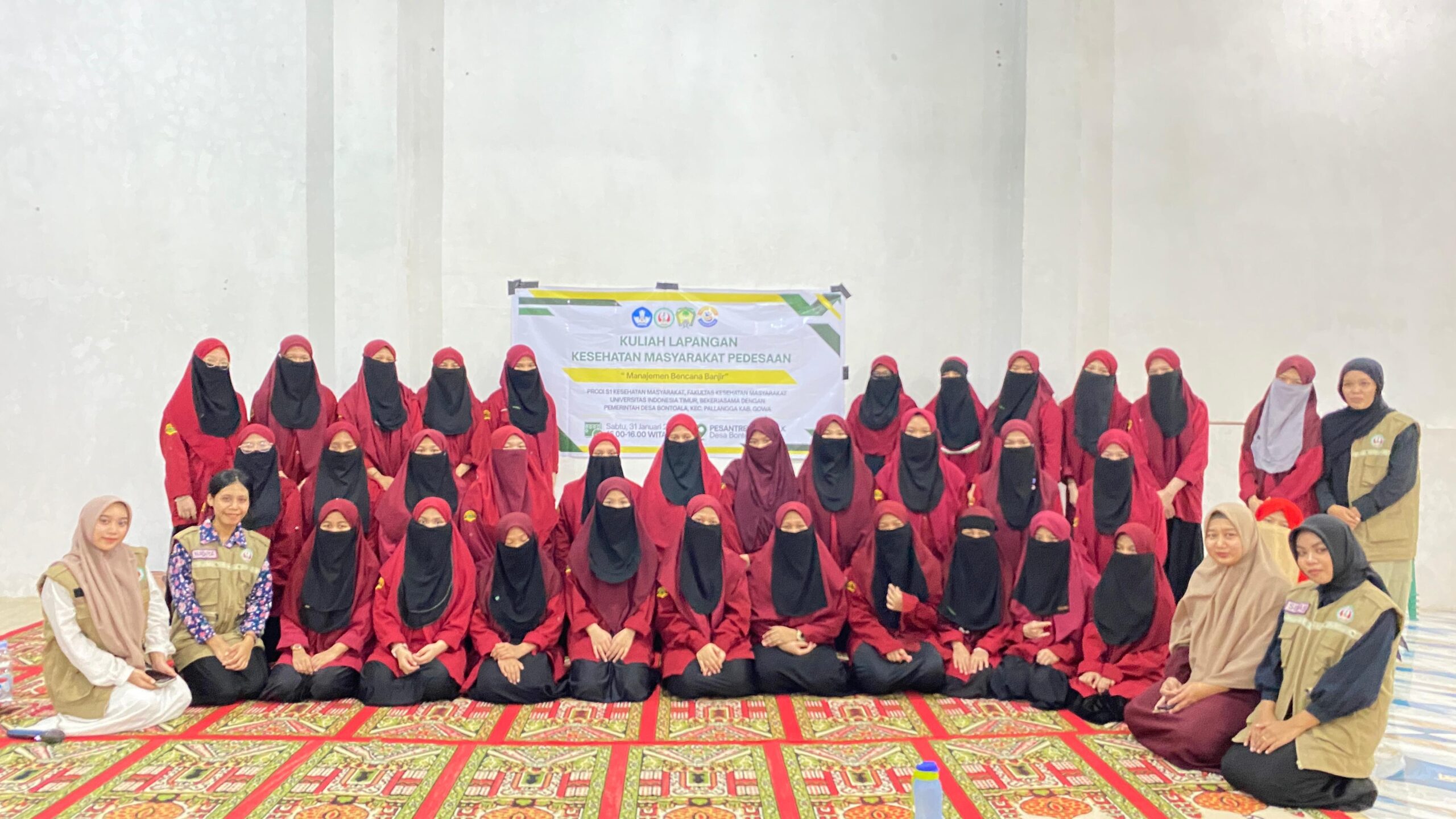 Implementasi MoA FKM UIT–Desa Bontoala, Prodi S1 Kesmas Edukasi Manajemen Bencana Banjir di Pesantren Al Mulk