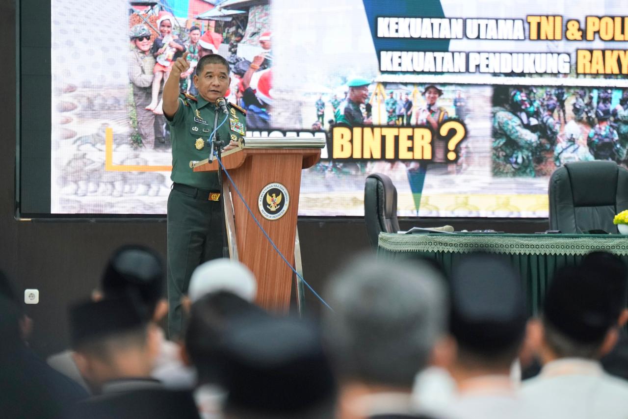 Di Hadapan Ratusan Pejabat, Pangdam Hasanuddin Gaungkan Good Governance dan Penguatan Ekonomi Rakyat