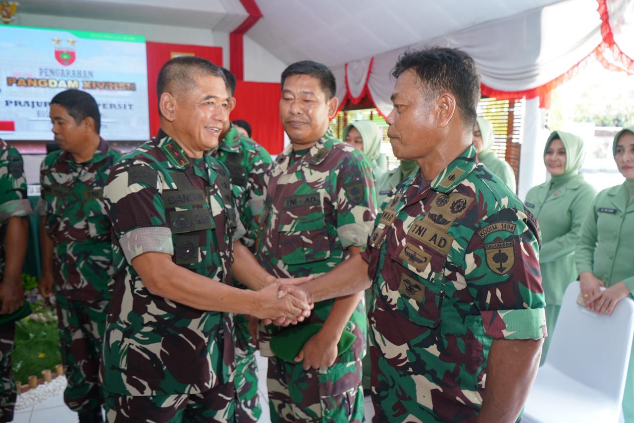 Perkuat Disiplin Prajurit, Pangdam XIV/Hasanuddin Tegaskan Pengabdian Tulus untuk Rakyat